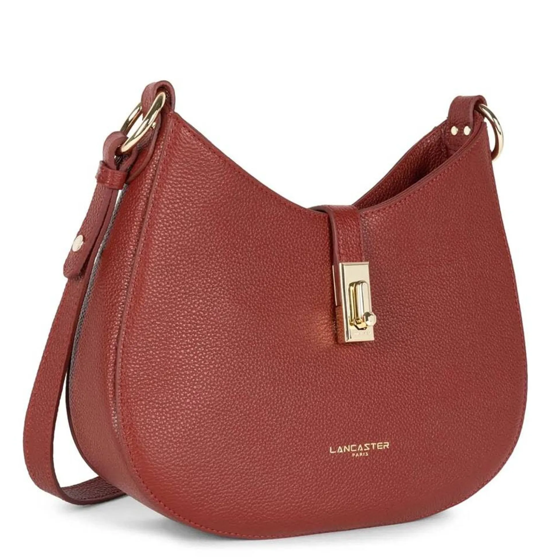 Lancaster Sac besace M Milano Horizon cuir graine*Femme Sacs Porté Épaule