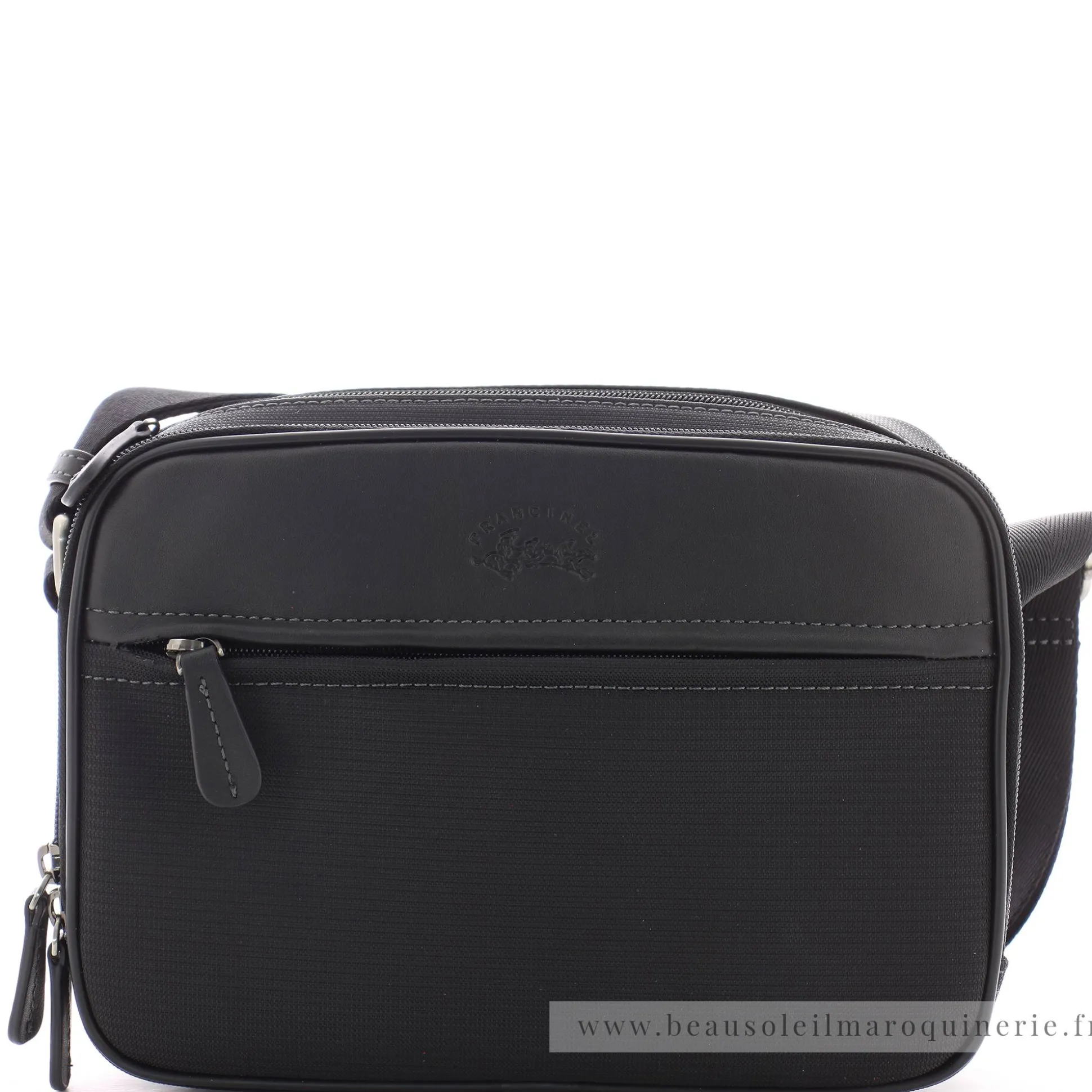 Francinel Sac besace Porto en toile et cuir*Homme Sacs Besace