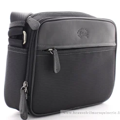 Francinel Sac besace Porto en toile et cuir*Homme Sacs Besace