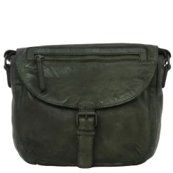 Gianni Conti Sac besace rabat cuir vintage*Femme Sacs Bandoulière