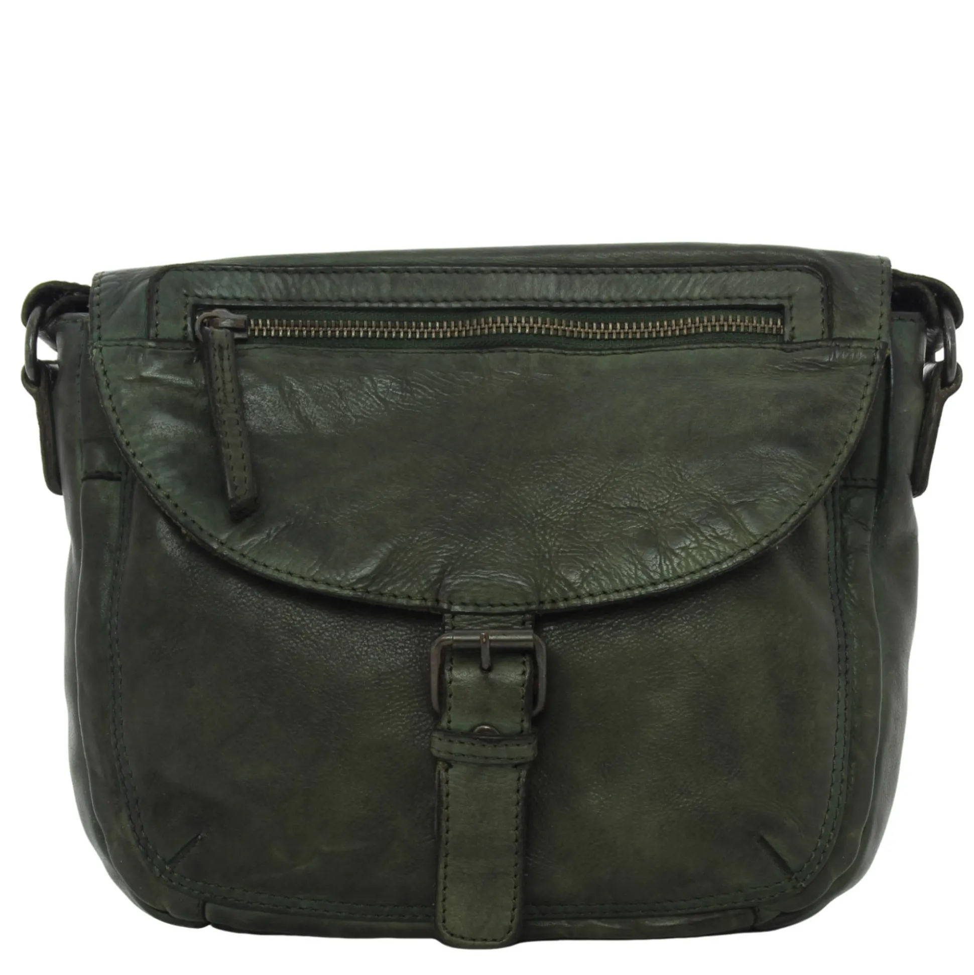 Gianni Conti Sac besace rabat cuir vintage*Femme Sacs Bandoulière