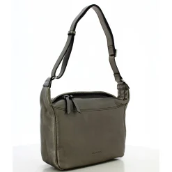 Francinel Sac besace zippe Dorothee cuir graine*Femme Sacs Bandoulière