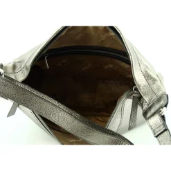 Francinel Sac besace zippe Dorothee cuir graine*Femme Sacs Bandoulière