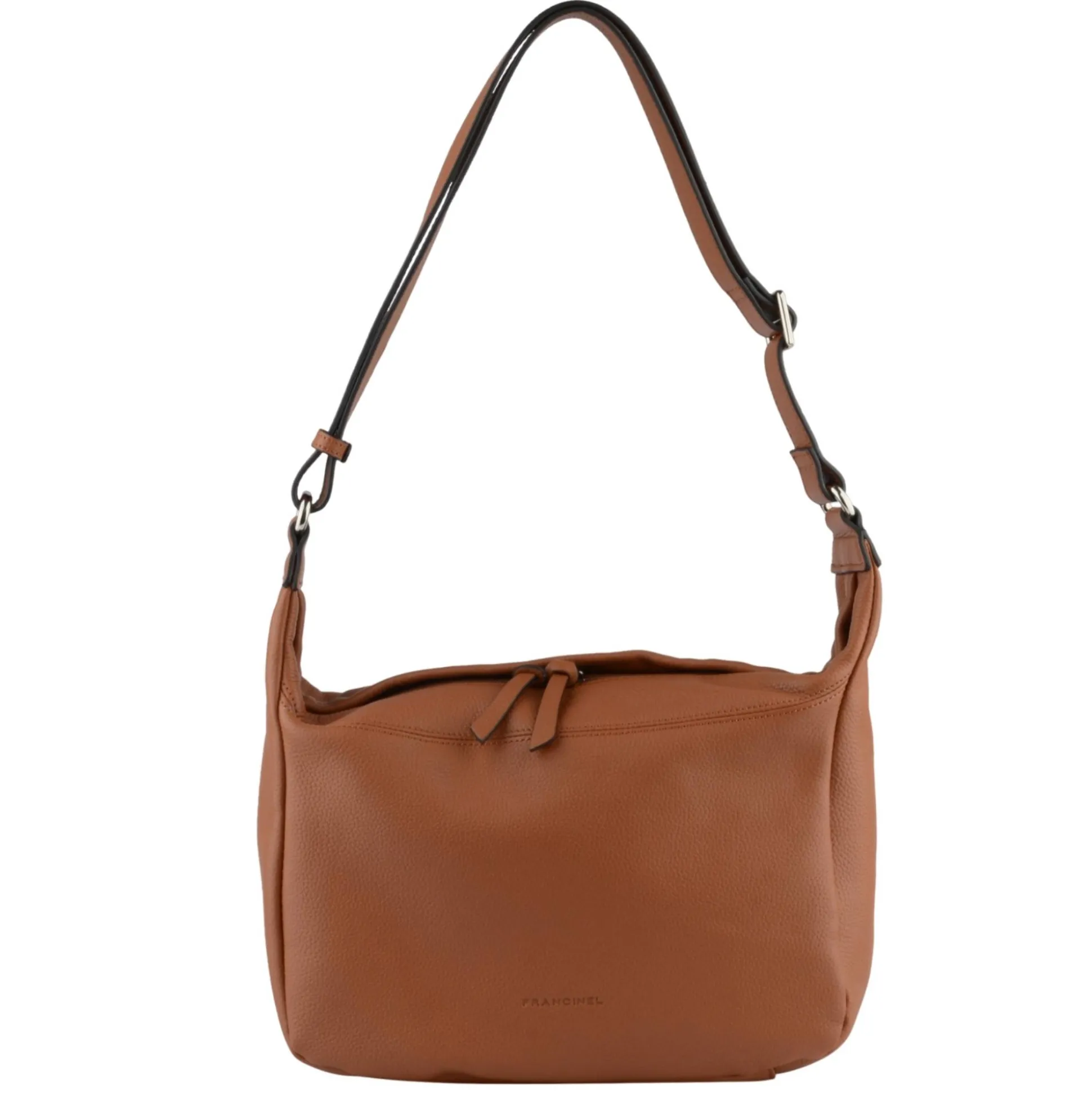 Francinel Sac besace zippe Dorothee cuir graine*Femme Sacs Bandoulière