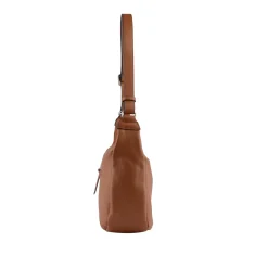 Francinel Sac besace zippe Dorothee cuir graine*Femme Sacs Bandoulière