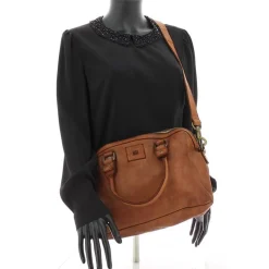 Biba Sac bowling Boston en cuir de vachette*Femme Sacs À Main