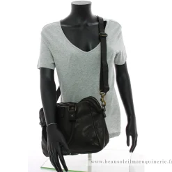 Biba Sac bowling Boston en cuir de vachette*Femme Sacs À Main