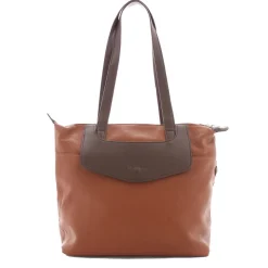 Mocca Sac cabas A4 similicuir avec poche enveloppe*Femme Sacs Cabas