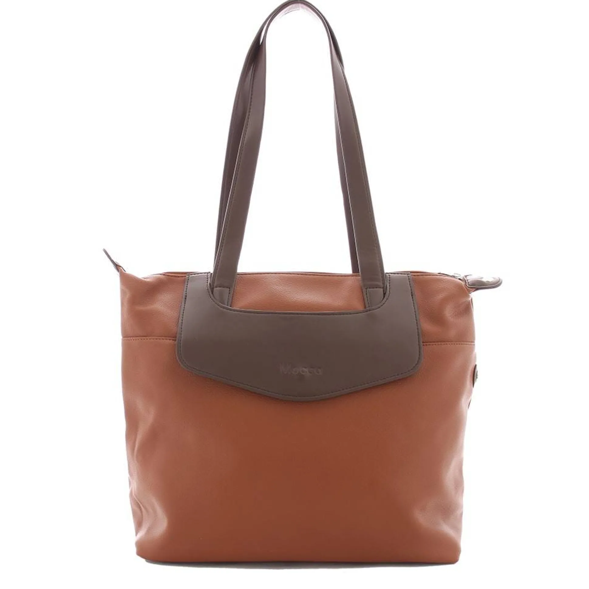Mocca Sac cabas A4 similicuir avec poche enveloppe*Femme Sacs Cabas