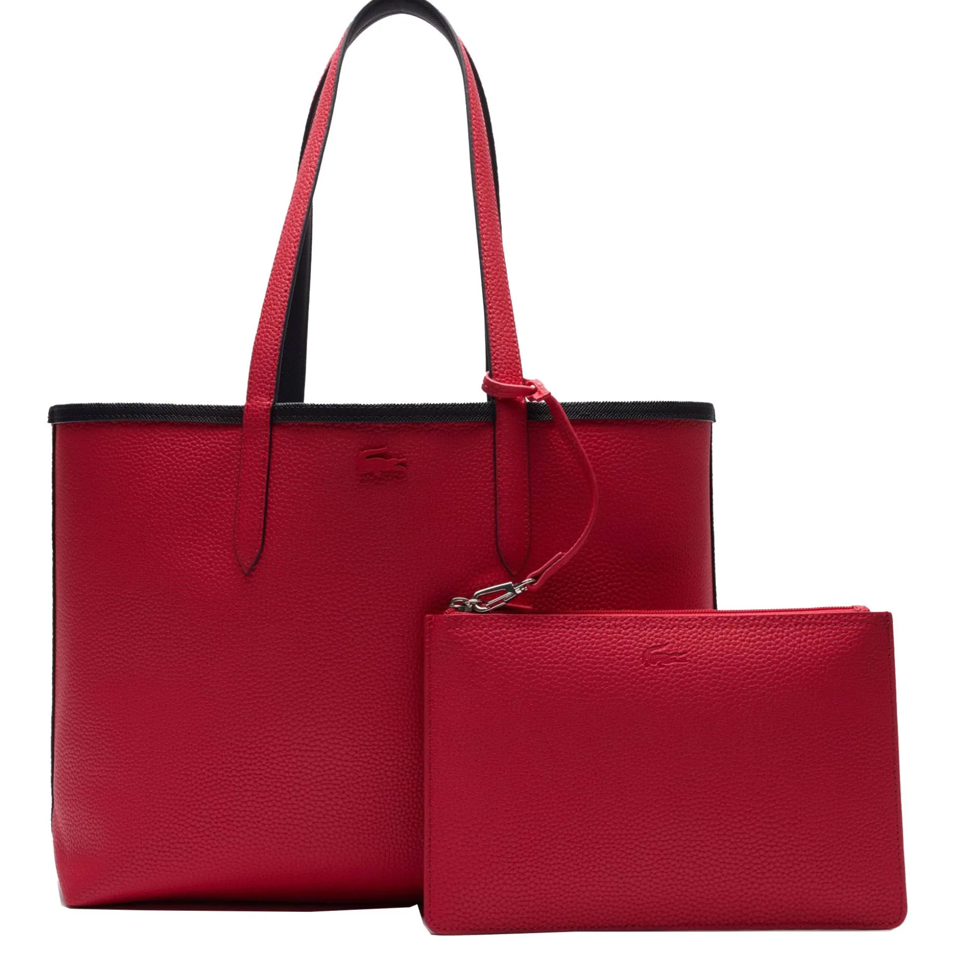 Lacoste Sac cabas Anna reversible bicolore avec pochette*Femme Sacs Cabas