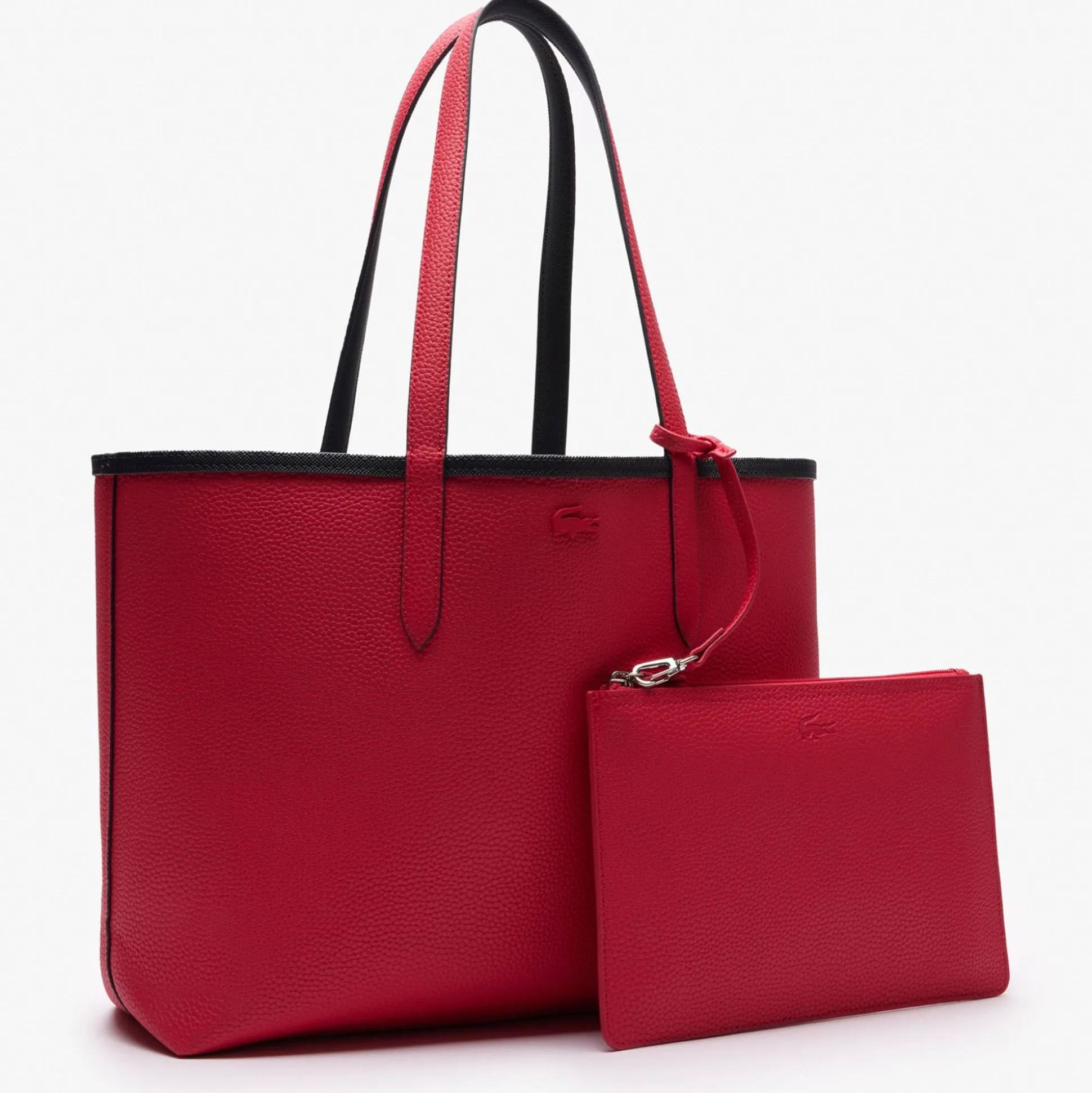 Lacoste Sac cabas Anna reversible bicolore avec pochette*Femme Sacs Cabas