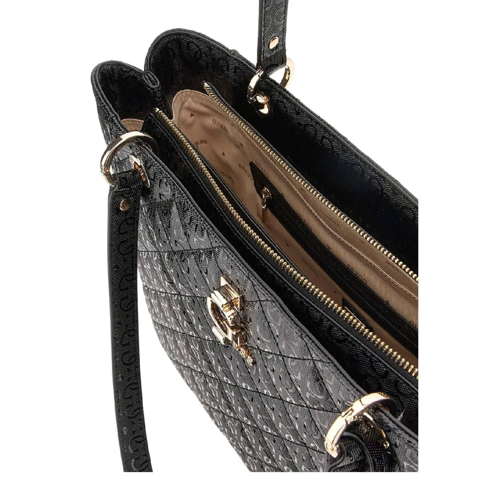 Guess Sac cabas Bessey matelasse motif logo*Femme Sacs Cabas