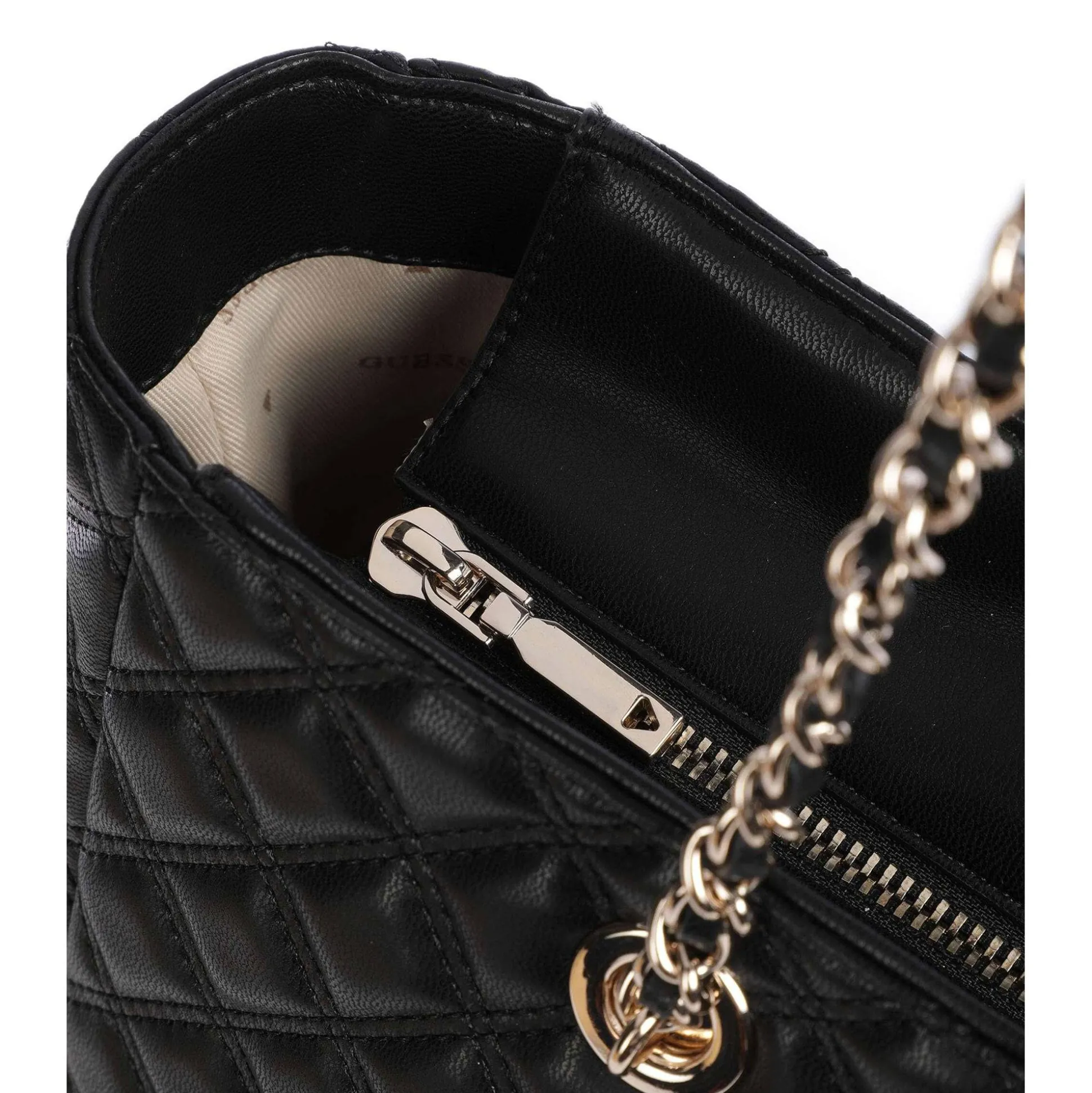 Guess Sac cabas chaine zippe Giully*Femme Sacs Cabas