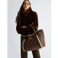 Liu Jo Sac cabas Cromite details teddy*Femme Sacs À Main