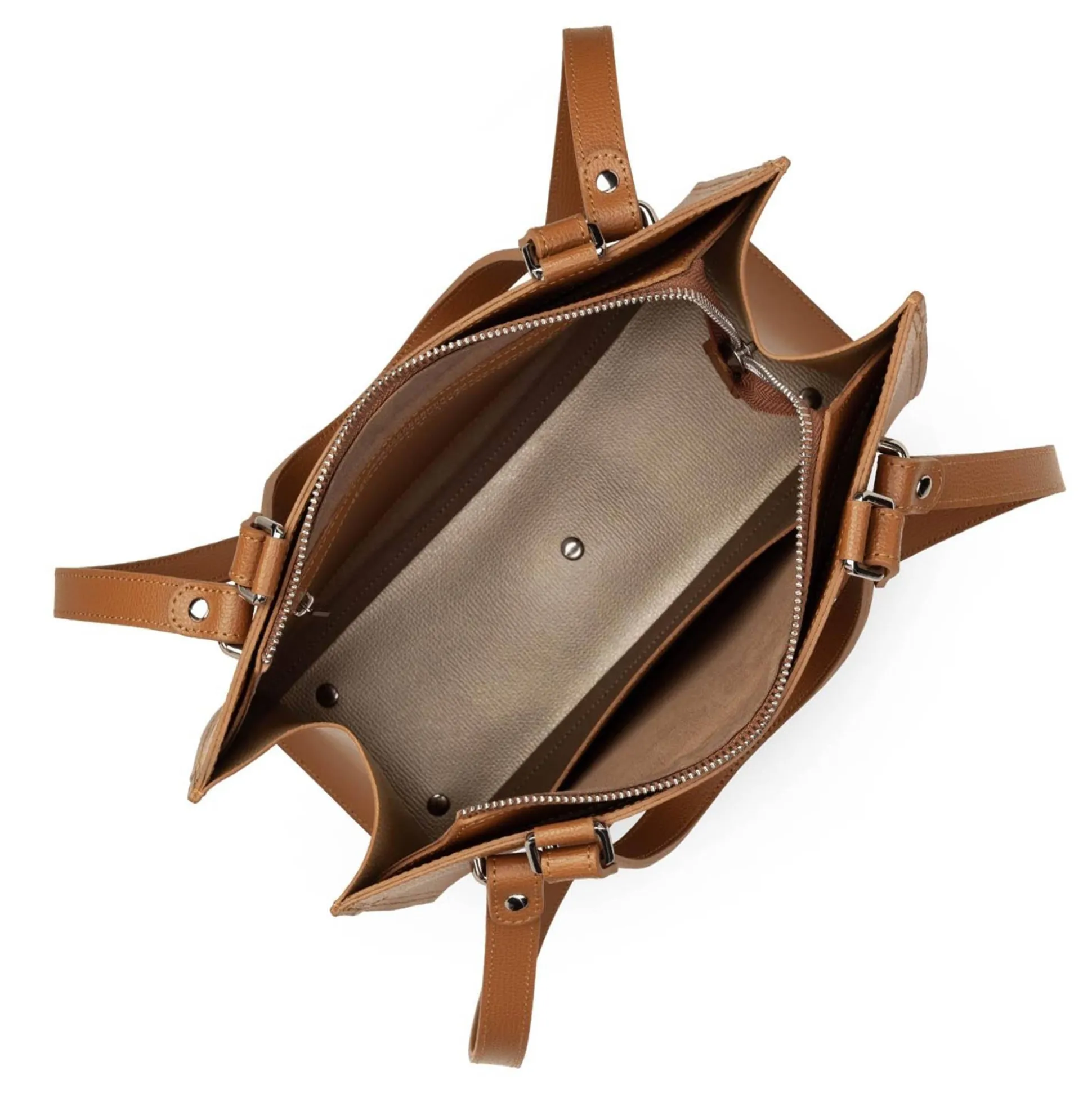 Lancaster Sac cabas cuir Sierra porte main et epaule*Femme Sacs Cabas