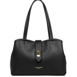 Lancaster Sac cabas epaule effet graine M Top Double*Femme Sacs Cabas
