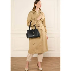 Lancaster Sac cabas epaule effet graine M Top Double*Femme Sacs Cabas