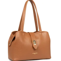 Lancaster Sac cabas epaule effet graine M Top Double*Femme Sacs Cabas