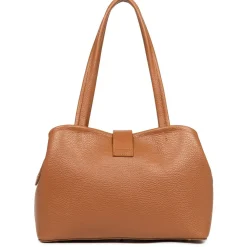 Lancaster Sac cabas epaule effet graine M Top Double*Femme Sacs Cabas