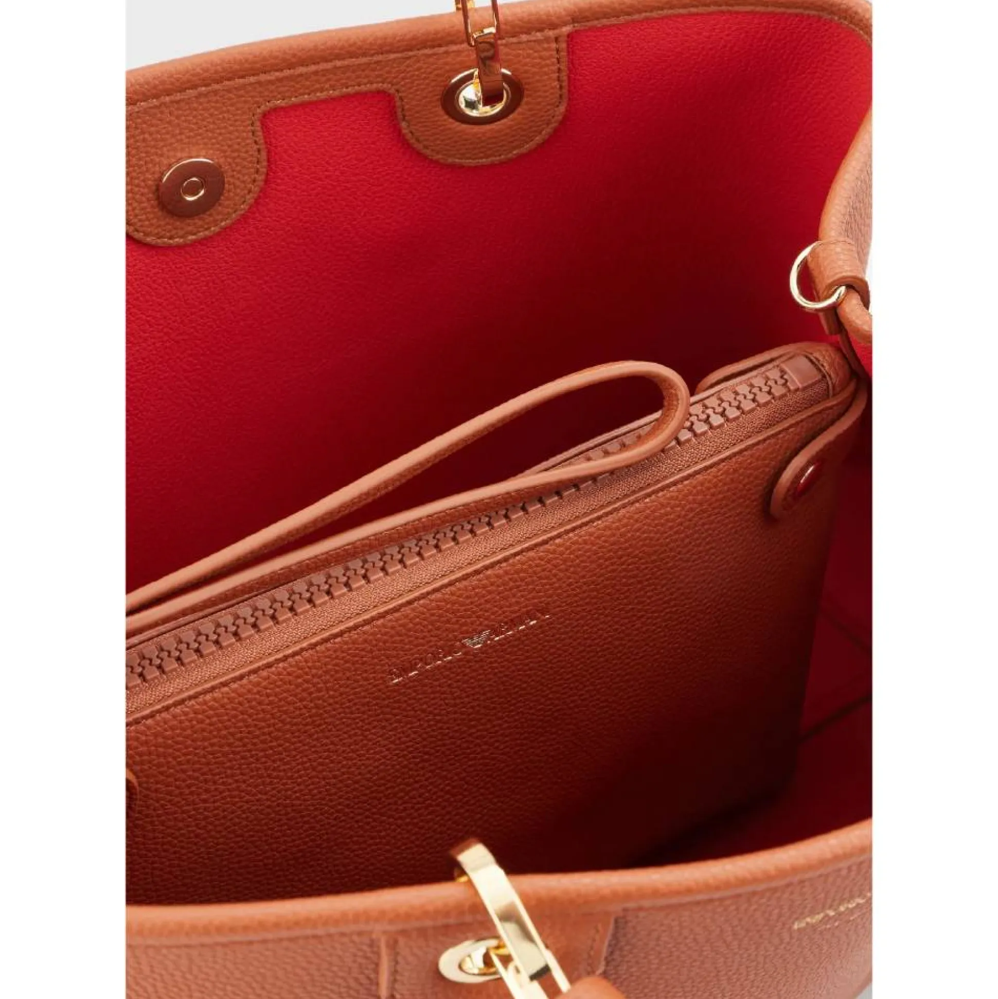 Emporio Armani Sac cabas moyen MyEA Bag bijouterie doree*Femme Sacs À Main