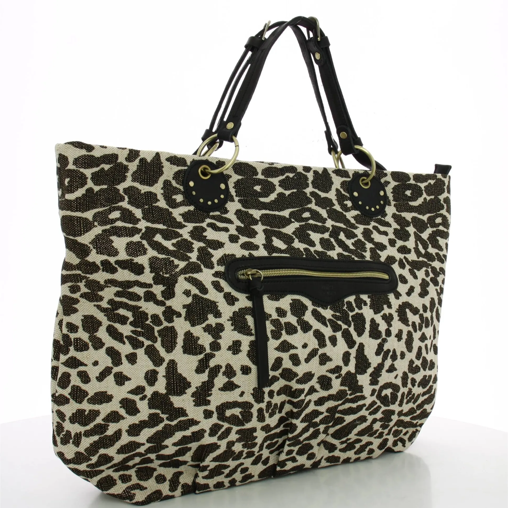 Mila Louise Sac cabas porte main Nica LP leopard*Femme Sacs Cabas