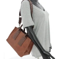 Mia & Joy Sac cabas porte main Vicky similicuir bubble*Femme Sacs À Main