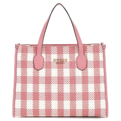 Guess Sac cabas Silvana imprime vichy*Femme Sacs Cabas|Sacs Porté Épaule