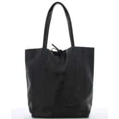 Marlon Firenze Sac cabas vertical en cuir metallise*Femme Sacs Cabas