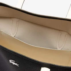 Lacoste Sac cabas zippe Anna effet graine*Femme Sacs Cabas