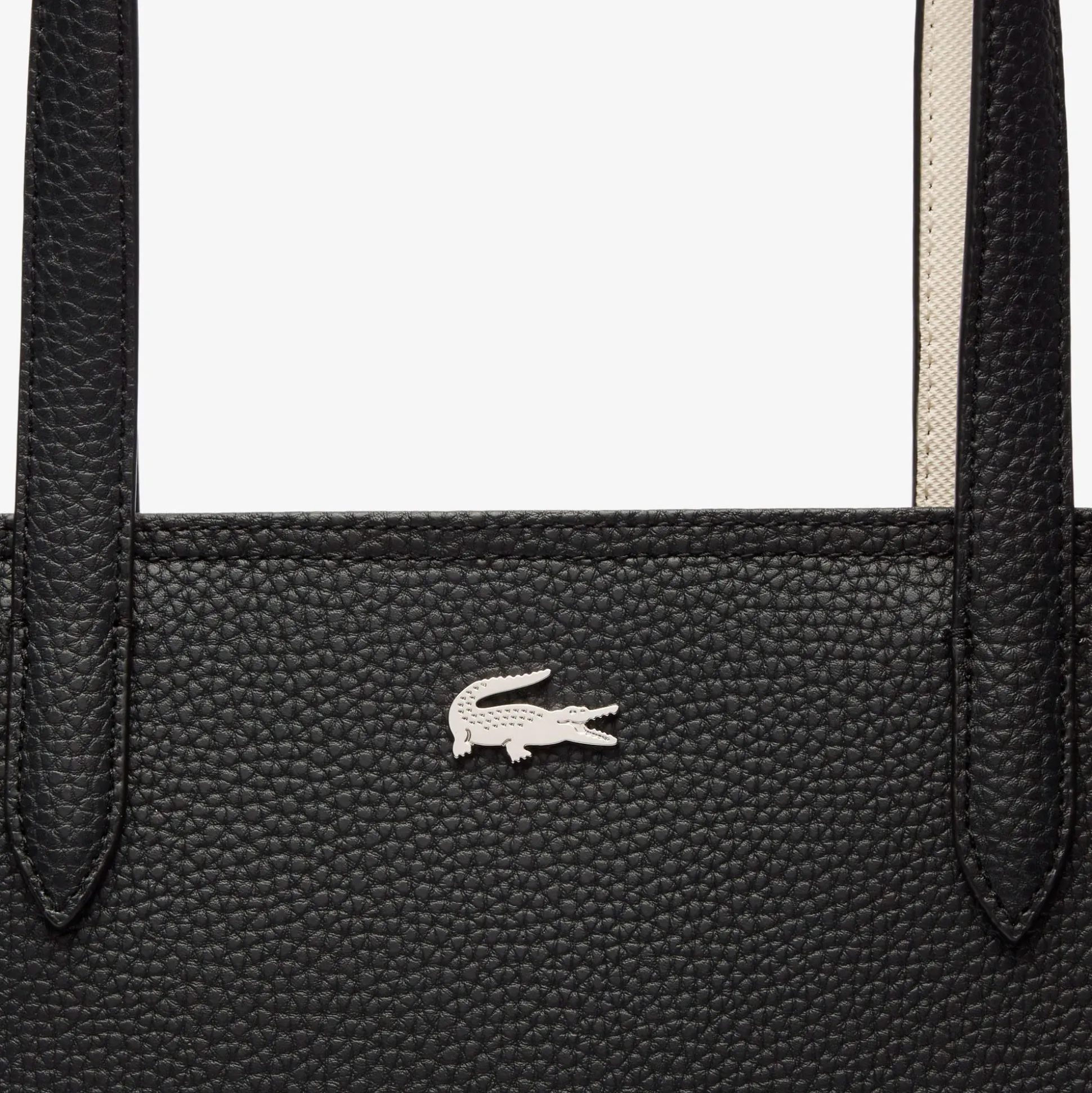 Lacoste Sac cabas zippe Anna effet graine*Femme Sacs Cabas