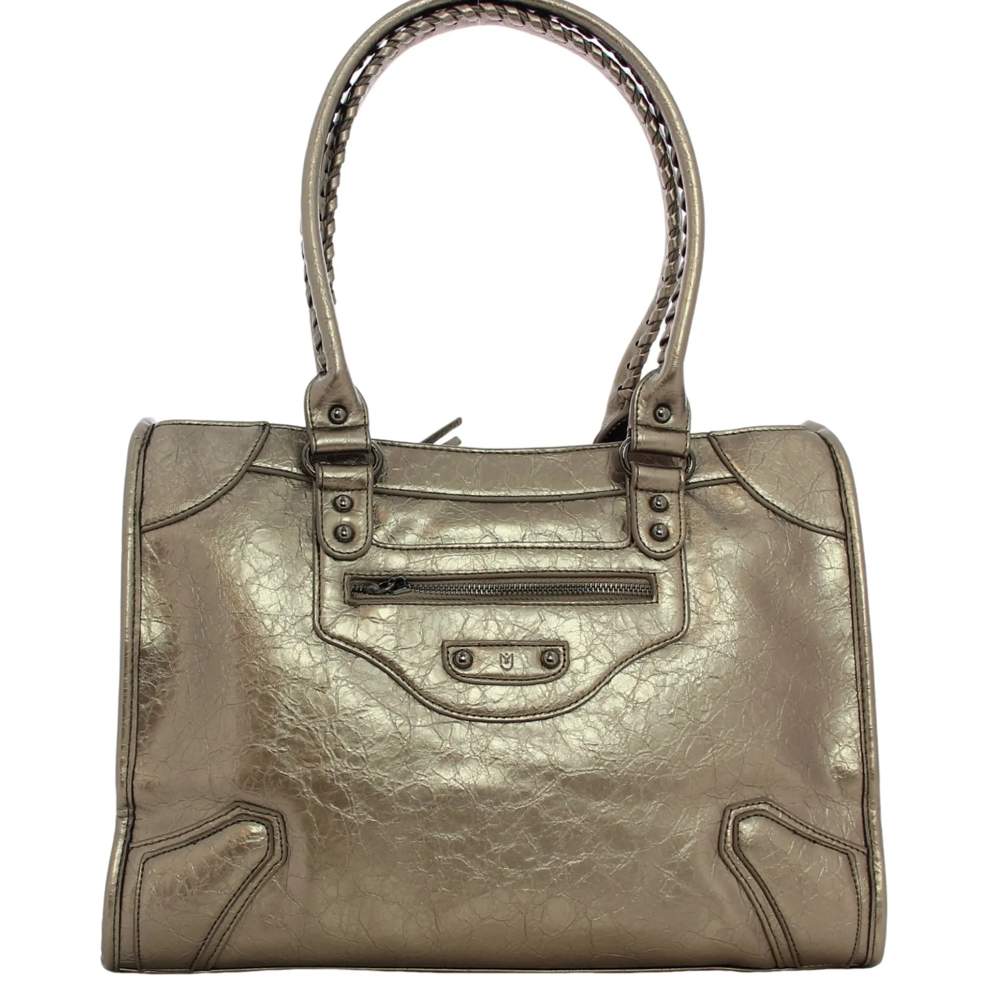 Mia & Joy Sac cabas zippe Ciara effet crispe*Femme Sacs À Main