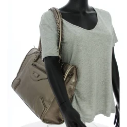 Mia & Joy Sac cabas zippe Ciara effet crispe*Femme Sacs À Main