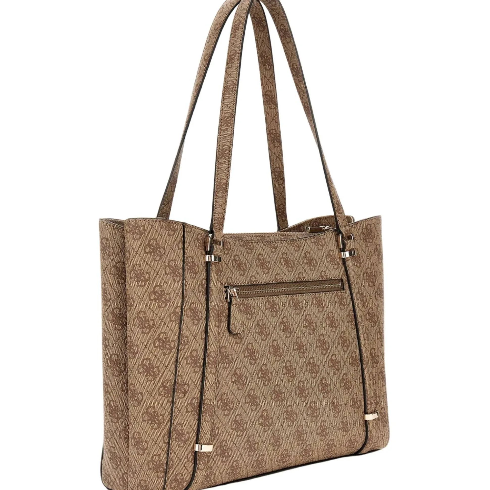 Guess Sac cabas zippe Eco Erica motif logo*Femme Sacs Porté Épaule