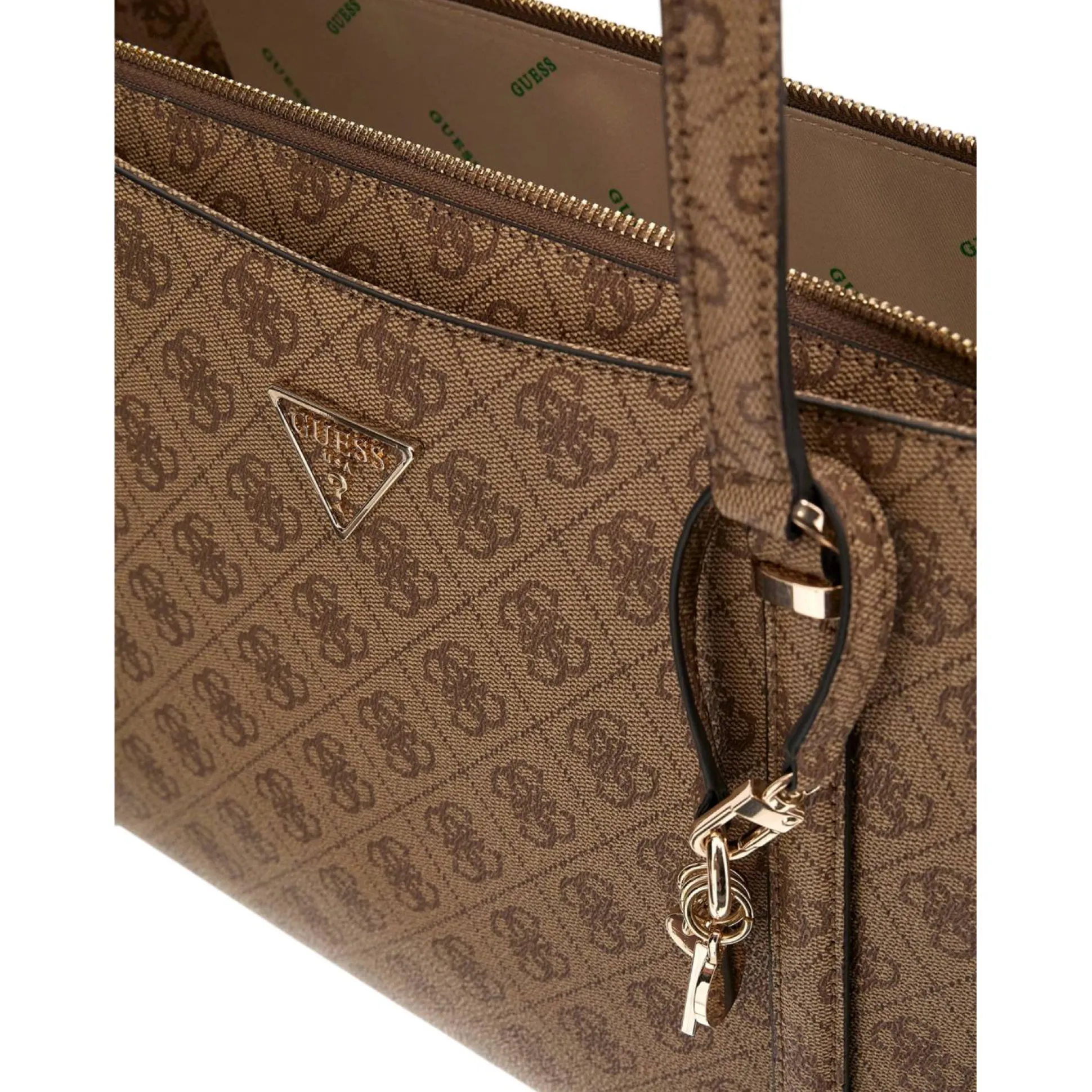 Guess Sac cabas zippe Eco Erica motif logo*Femme Sacs Porté Épaule
