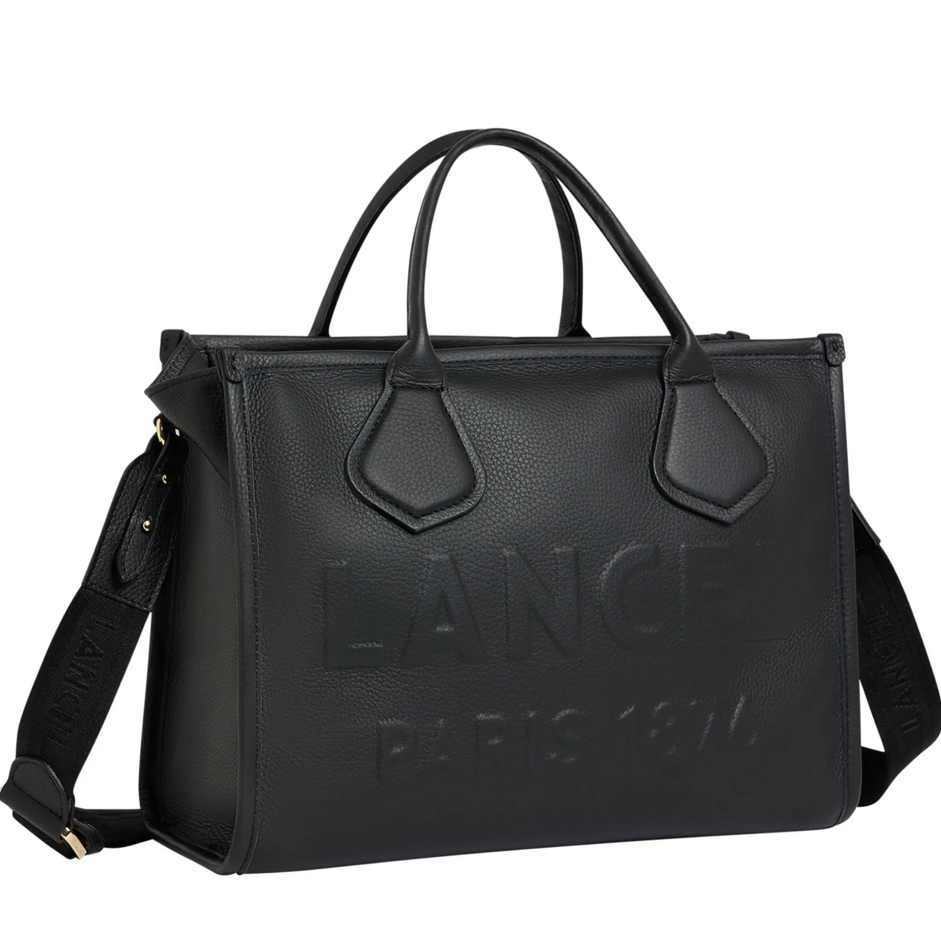 Lancel Sac cabas zippe Jour en cuir graine M*Femme Sacs À Main