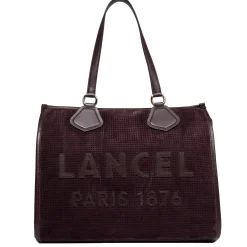 Lancel Sac cabas zippe L effet lisse*Femme Sacs Cabas