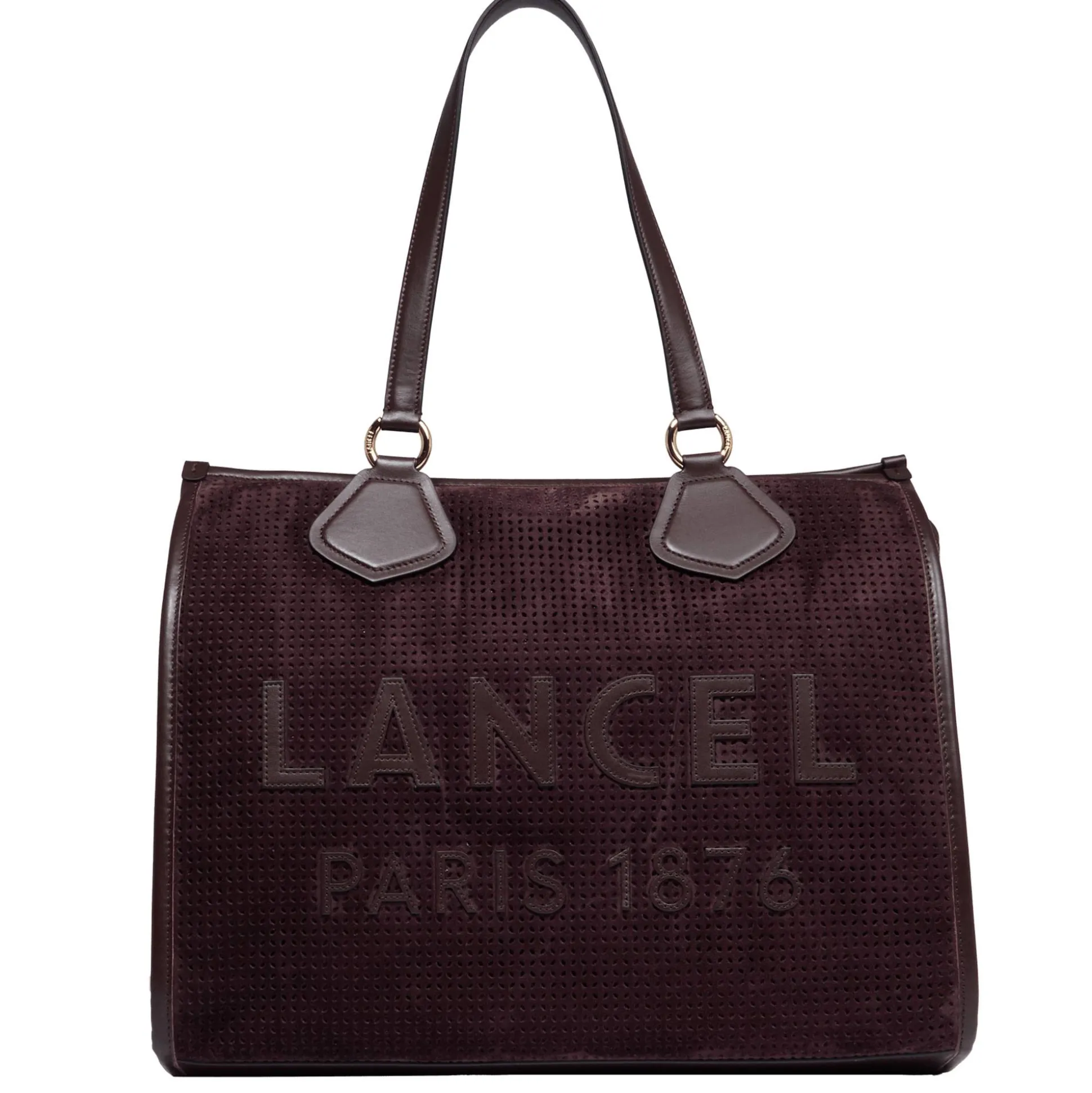Lancel Sac cabas zippe L effet lisse*Femme Sacs Cabas