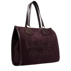 Lancel Sac cabas zippe L effet lisse*Femme Sacs Cabas