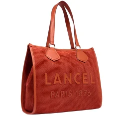 Lancel Sac cabas zippe L effet lisse*Femme Sacs Cabas