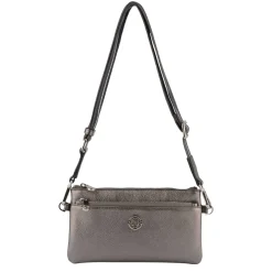 Francinel Sac Capucine en cuir avec bandouliere rayee*Femme Sacs Bandoulière