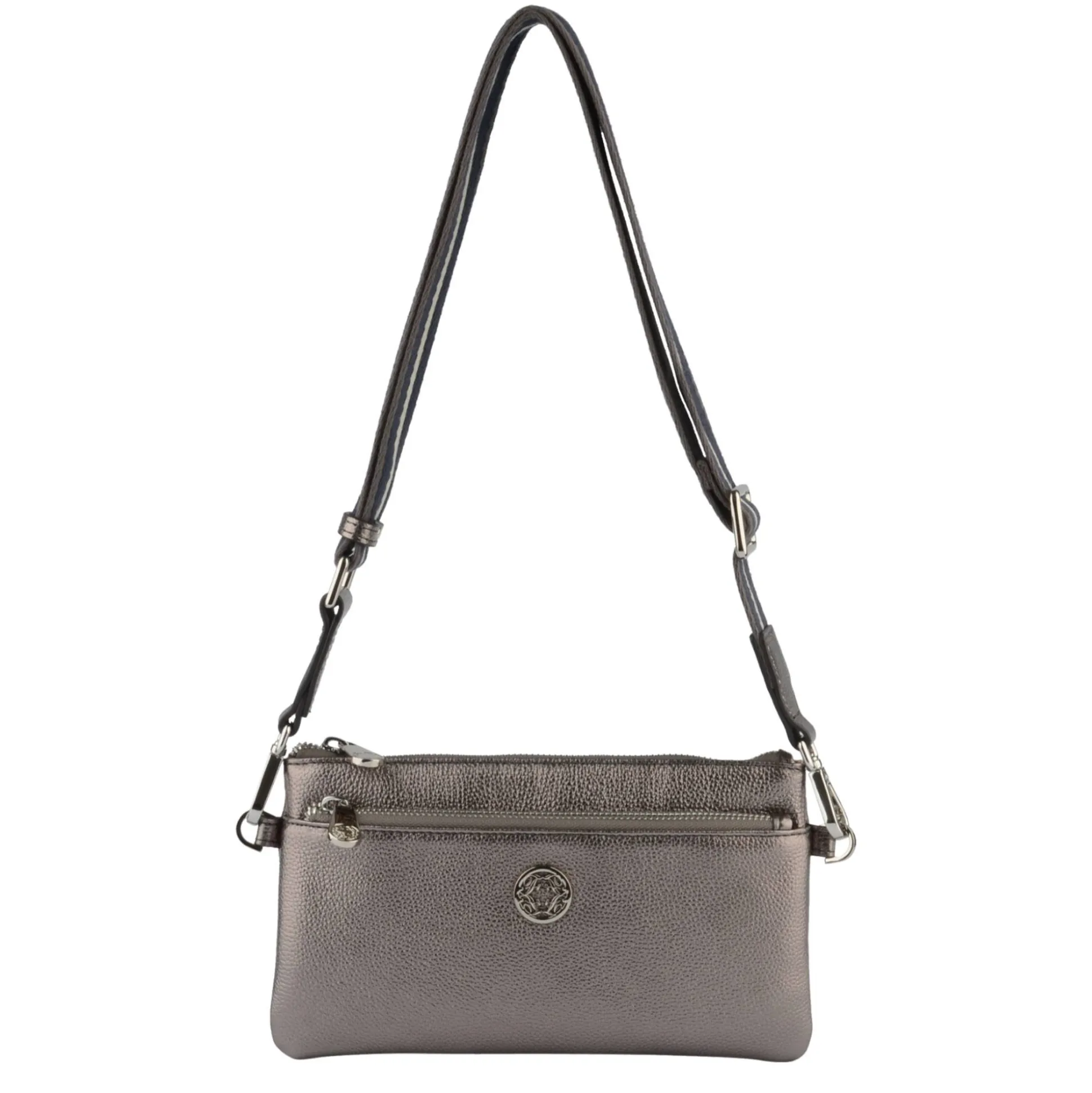 Francinel Sac Capucine en cuir avec bandouliere rayee*Femme Sacs Bandoulière