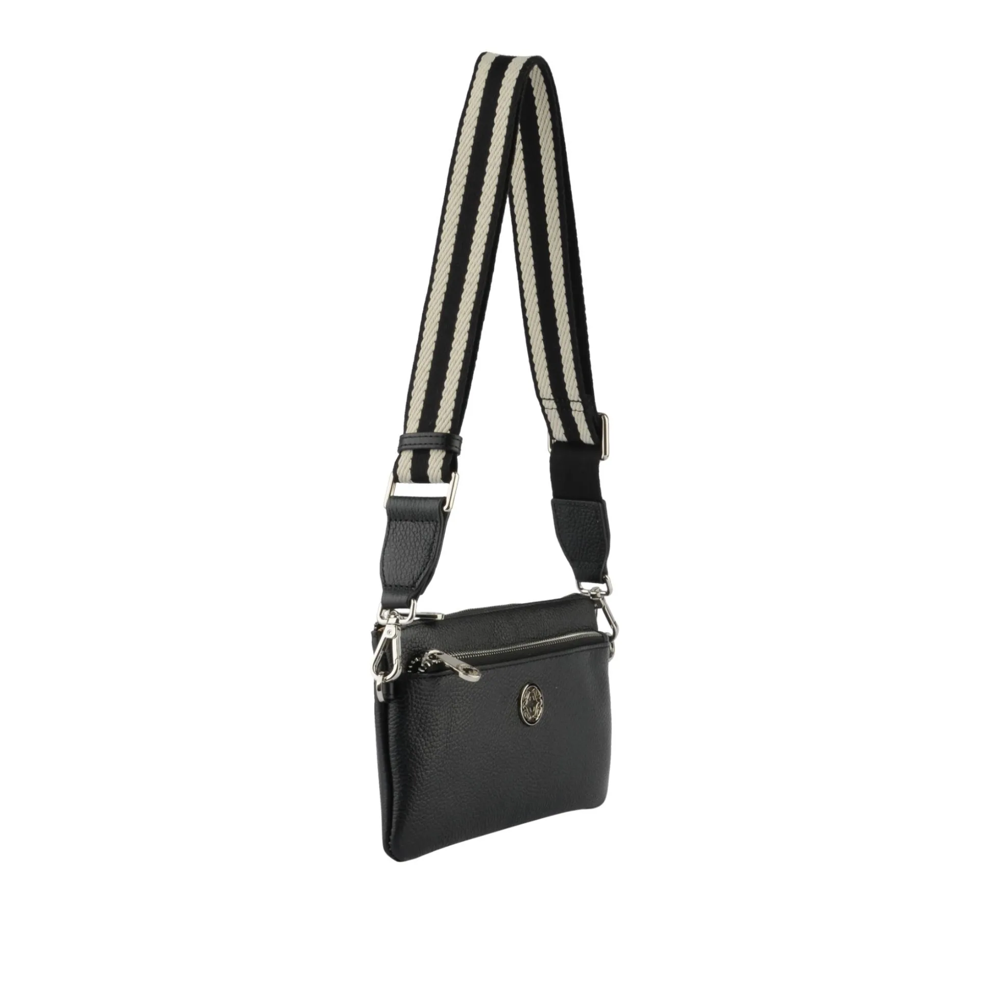 Francinel Sac Capucine en cuir avec bandouliere rayee*Femme Sacs Bandoulière