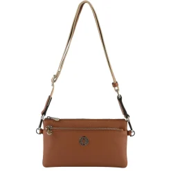 Francinel Sac Capucine en cuir avec bandouliere rayee*Femme Sacs Bandoulière