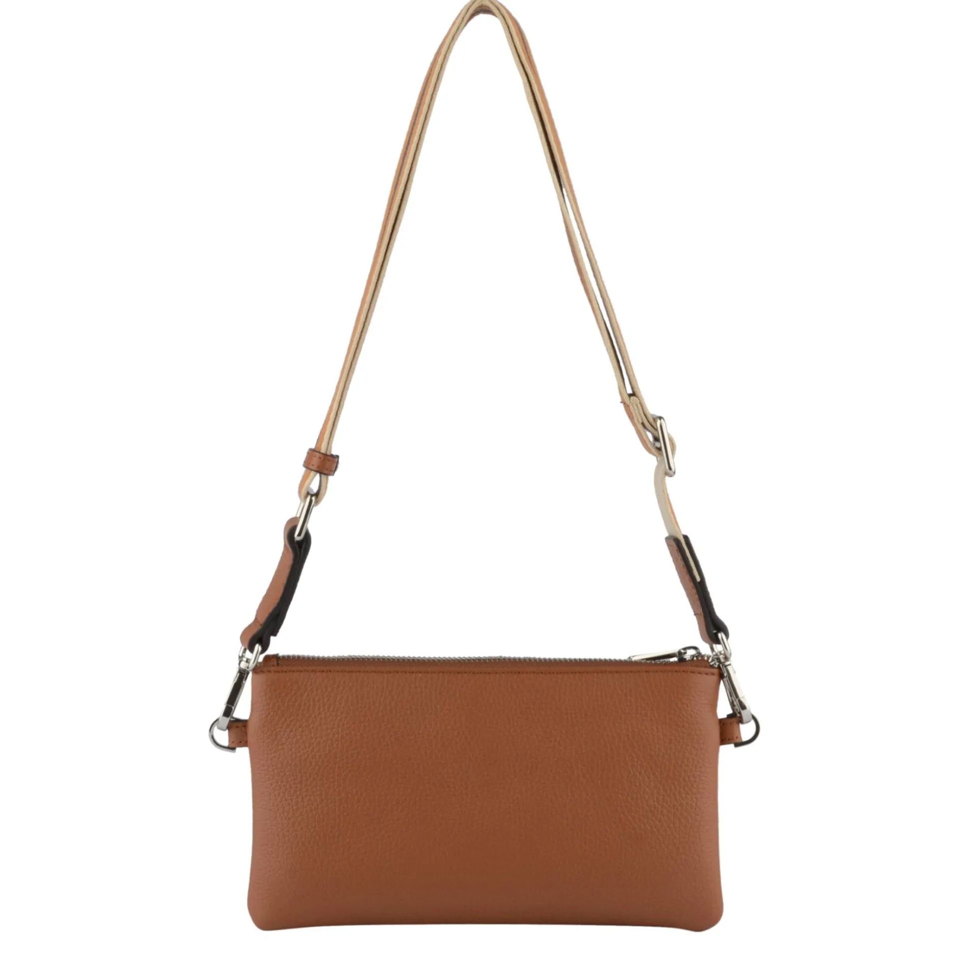 Francinel Sac Capucine en cuir avec bandouliere rayee*Femme Sacs Bandoulière
