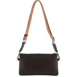 Francinel Sac Capucine en cuir avec bandouliere rayee*Femme Sacs Bandoulière