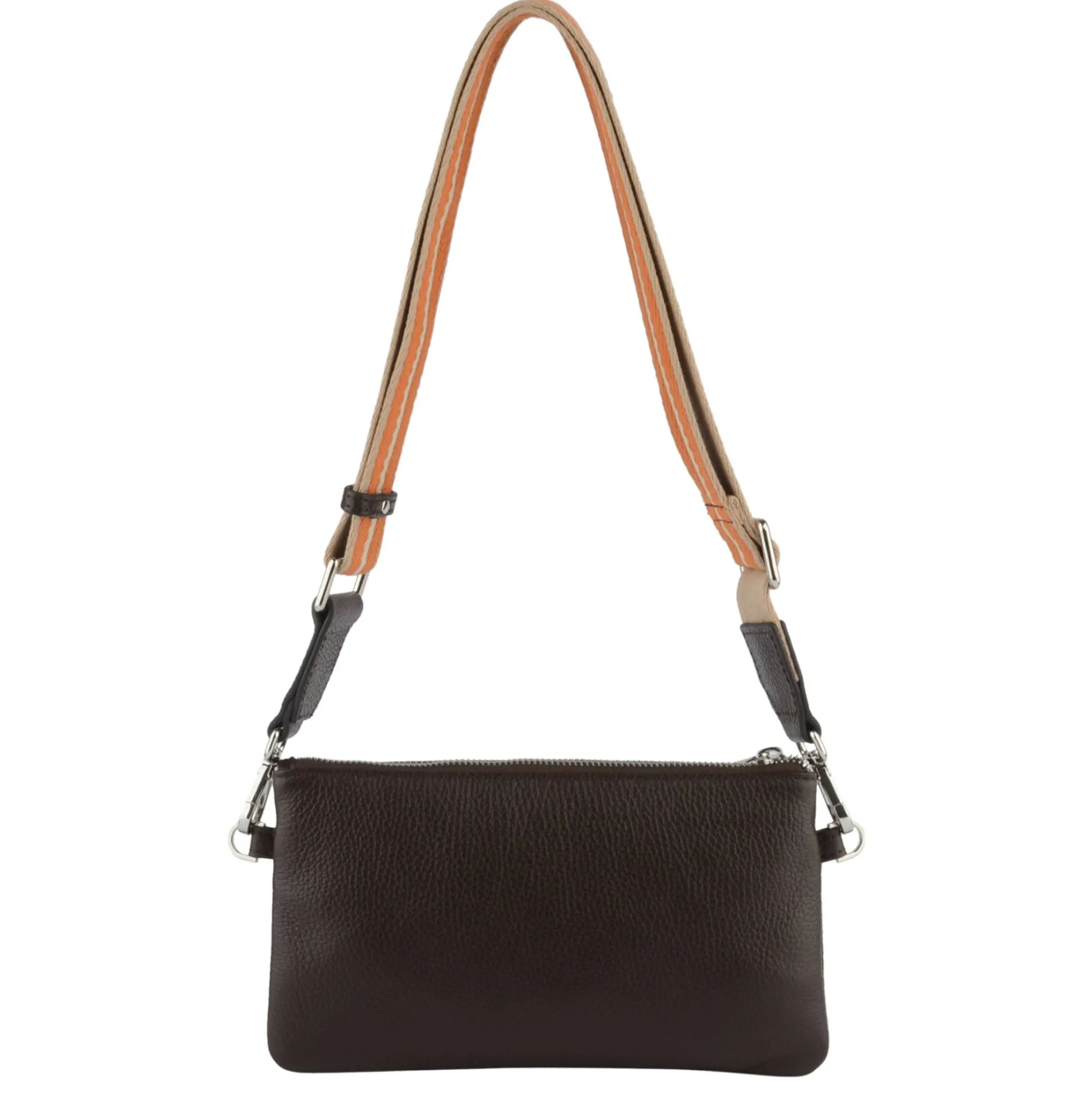 Francinel Sac Capucine en cuir avec bandouliere rayee*Femme Sacs Bandoulière