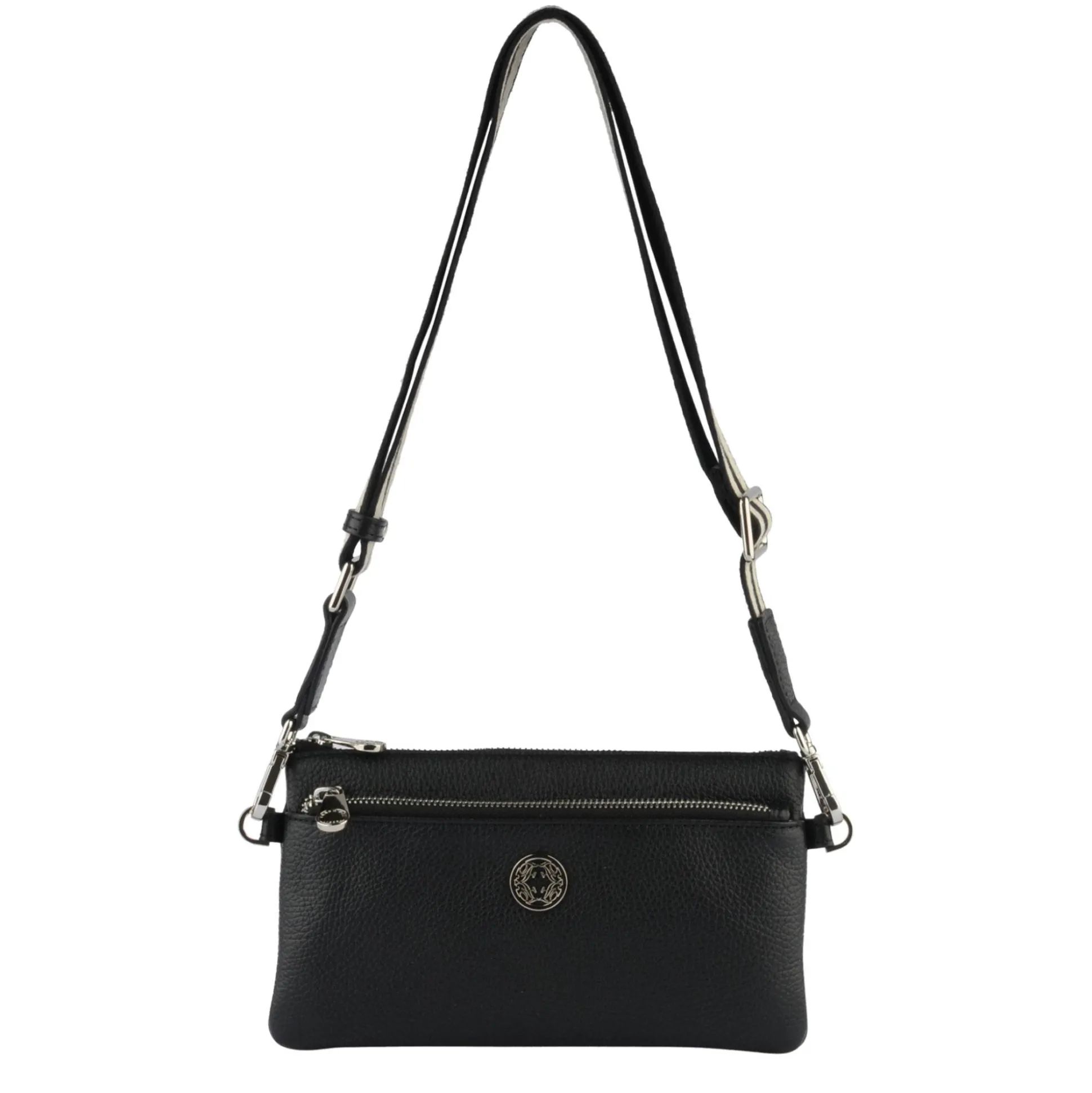 Francinel Sac Capucine en cuir avec bandouliere rayee*Femme Sacs Bandoulière