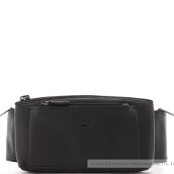 Francinel Sac ceinture plat en cuir lisse Palerme*Homme Sacs Banane|Sacs Besace