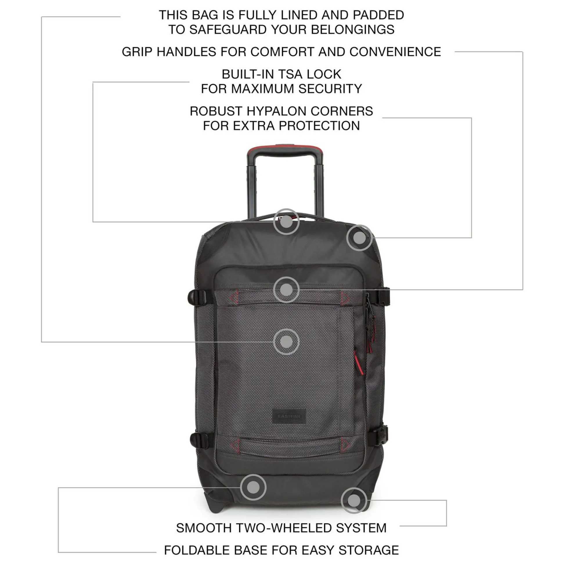 Eastpak Sac de voyage cabine Tranverz CNNCT S 51cm* Valises 2 Roues