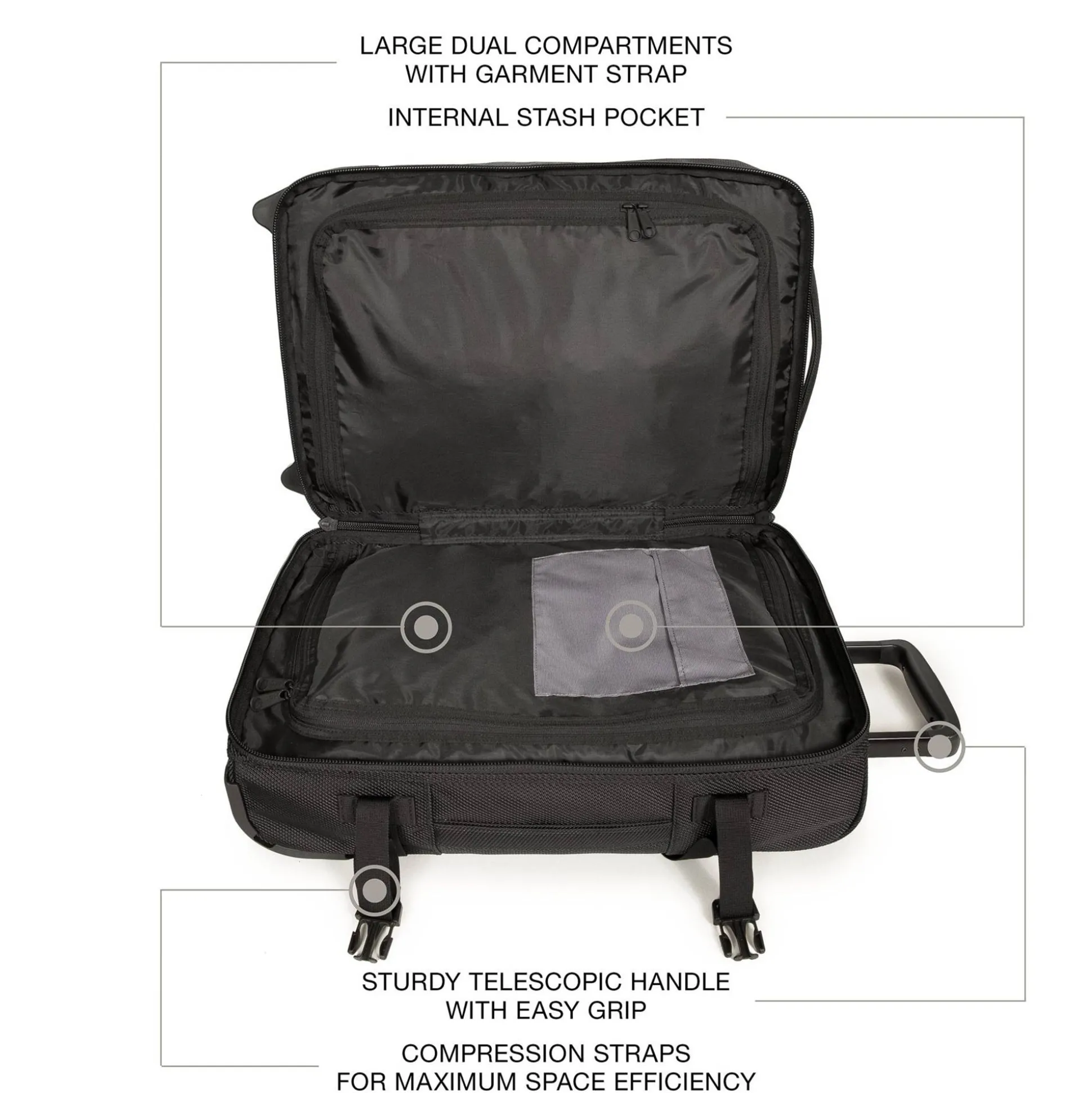 Eastpak Sac de voyage cabine Tranverz CNNCT S 51cm* Valises 2 Roues